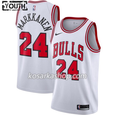 Dres Chicago Bulls Lauri Markkanen 24 Nike 2019-20 Association Edition Swingman - Dječji